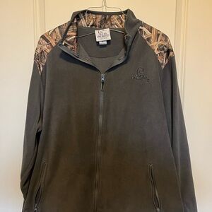 Ducks Unlimited Fleece Jacket with Camo Accents